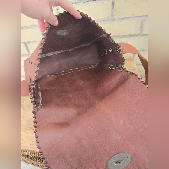 Vintage Handmade Leather Messenger Bag - Picture 16 of 16